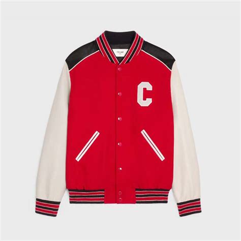 celine red teddy|CLASSIC TEDDY JACKET IN TEXTURED WOOL .